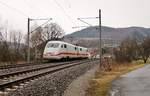 401 562 und 401 062 fuhren am 19.02.19 durch Kaulsdorf.