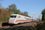 402 045-9/401 513-7  Frankenthal  als ICE 71 (Hamburg-Altona-Basel SBB) bei Durmersheim 25.9.18