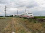 Ein ICE875 von Berlin nach Basel SBB.Am 18.07.08 bei der durchfahrt in Lampertheim.