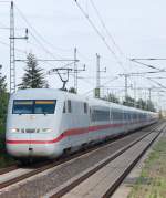 ICE 846/856 von Berlin durchfhrt am 6.8.09 den Bahnhof Dedensen/Gmmer auf dem Weg nach Hamm(Westf) bzw.