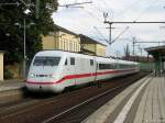 ICE 2 nach Hannover durchfhrt den Bf Lehrte (Region Hannover) am 19.09.2008