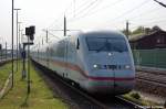 808 033-5  Ulm  & 808 039-2  Essen  als ICE 549 von Kln Hbf nach Berlin Hbf(tief) durchfahren den Bahnhof Rathenow Heute auf Gleis 1.