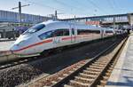 403 536-6  Ingolstadt  steht am 18.3.2018 als ICE1632 nach Frankfurt(Main) Hauptbahnhof in Berlin Gesundbrunnen bereit.