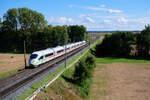 403 024 DB Fernverkehr  Fürth  als ICE 826 (München Hbf - Köln Messe/Deutz(tief)) bei Gollhofen, 02.09.2020