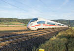 ICE 403 058-1  St.Ingbert  ist am 11.10.2023 in Richtung Frankfurt/M. bei Reilos unterwegs.