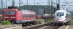 Ingolstadt Hbf mit Blick in Richtung Mnchen Hbf.