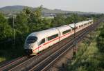 403 058 als ICE 500 (Basel SBB–Dortmund Hbf) am 09.05.2011 zwischen Mllheim (Baden) und Buggingen