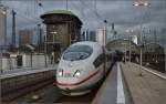 Wildes Wetter am Hauptbahnhof Frankfurt.