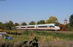 403 056-5 und 403 020-1 als ICE 515 (Dortmund Hbf-Stuttgart Hbf) bei Bruchsal 1.10.15