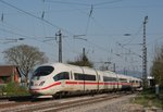 403 062 als ICE 109 (Dortmund Hbf–Basel SBB) am 20.04.2015 in Riegel-Malterdingen