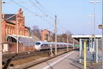 406 001-8 als ICE 2903 für ICE 1699 von Berlin Ostbahnhof nach Frankfurt(M) Flughafen Fernbf in Rathenow.