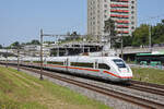 ICE 4 0812 040-5 fährt Richtung Bahnhof SBB. Die Aufnahme stammt vom 22.07.2021.