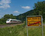 Aufgrund von Bauarbeiten an der Schnellfahrstrecke Hannover - Kassel wurden zahlreiche ICE über Eichenberg und Hann.