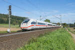 ICE 812 223-4 ist am 14.09.2023 in Richtung Frankfurt/M. unterwegs bei Kerzell