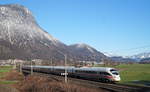 411 068  Ellwangen  als ICE 1284  Großglockner  (Schwarzach-St.