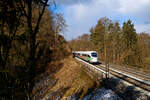 411 063 DB Fernverkehr  Ostseebad Binz  als ICE 23 (Dortmund Hbf - Wien Hbf) bei Etterzhausen, 20.03.2021