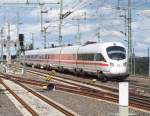 ICE 1712 fhrt seinem letzten Halt Berlin Gesundbrunnen entgegen. Hier bei der Ausfahrt aus Berlin Hbf(tief). Nach seiner Reise aus Mnchen kommt er dann erstmal ins BW Rummelsburg in Berlin. 30.08.2008 