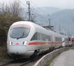 Tz 1178  Ostseebad Warnemnde  war der erste ICE der planmig als ICE 1206 von Innsbruck ber die Mittenwaldbahn Richtung Berlin Gesundbrunn fahren durfte.