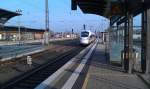 BR 411 / ICE-T  Bamberg  verlsst am 14.04.2012 den Bahnhof Bamberg als ICE aus Mnchen Hbf nach Berlin Gesundbrunnen. 