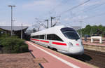 415 004 (Taufname Heidelberg) verlässt am 09.07.2017 den Bahnhof Kassel - Wilhelmshöhe in Richtung München. 