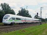 415 024 (HANSESTADT  ROSTOCK) als ICE 1680 nach Norddeich=Mole in der Bauerschaft Hummeldorf (Bk Deves) bei Salzbergen, 11.07.2020