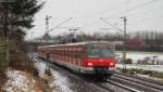 420 453-3 und 436-8 als S6 nach Schwabstrae bei Weilimdorf 10.12.12