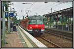Der 420 176 ist soeben als S9 von Wuppertal Hbf in den Endbahnhof Haltern am See eingefahren.