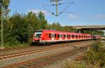 422 048-9 als S8 nach Mönchengladbach in Korschenbroich. 11.9.2014