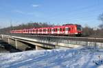 423 216 & 150 am 28.01.17 zwischen Haar und Vaterstetten bei München