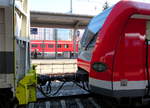 Zu meiner Überraschung beim Umsteigen erwischte ich gestern am 22.04.2018 diesen noch völlig unbeschrifteten S-Bahn-Triebzug eingereiht im Railadventure-Zug (gezogen von der 111 215) im