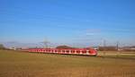 DB Regio S-Bahn Rhein Main 423 xxx und 423 xxx als S6 nach Frankfurt Süd am 18.11.18 auf der KBS630 bei Bad Vilbel Dortelweil 