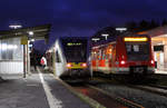 HLB 129 und DB Regio 423 431 // Niedernhausen (Taunus) // 29. November 2015