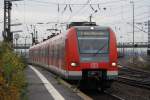 423 186-6 (S-Bahn Mnchen) fuhr am 14.11.2009 durch Mainz Bischofsheim in Richtung Mainz Hbf.Gre an den netten Tf !