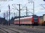 423 312/812 gemeinsam mit 423 459/959 als S4 auf dem Weg von Ebersberg nach Geltendorf hier bei Zorneding.