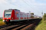 Mit 423 195-7 als Anhang fhrt 423 757-4 aus dem Haltepunkt Allerheiligen aus um als S11 nach Bergisch Gladbach zu fahren. 18.10.2010