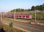 S-bahn S12 auf dem Weg von Hennef(Sieg) nach Dren. Hier grade vor Merzenich auf der KBS 480