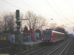 Auf der S1 nach Rdermark-Oberroden war 423 900 am 12.03.2006 gerade in die Station Frankfurt am Main-Sindlingen eingefahren.