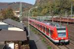 423 362 der S-Bahn Mnchen am 21.10.12 als berfhrungsfahrt von Krefeld Oppum nach Mnchen bei der Durchfahrt durch Linz am Rhein.