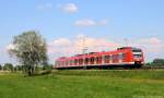 423 733 (94 80 0423 733-5 D-DB) als S6179 - 6979 am 08.06.2013 bei Pulling