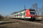 423 217 `Seebauer II´ & 172 am 28.03.15 aus der S8 in Daglfing