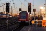 Ein Nachschuß auf 423 720-2 der S4 nach Ebersberg wurde am frühen Abend des 26.01.16 am Münchner Ostbahnhof angefertigt.