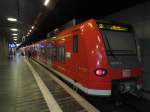 424 521-3 am 7. August vor der Abfahrt nach Hameln im Bahnhof Hannover-Langehagen-Flughafen