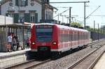 Zusteigehalt der S3 nach Karlsruhe am 26.05.2017 in Limburgerhof.