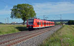 425 145 hat am 12.06.17 bereits Retzbach-Zellingen verlassen und setzt nun seine Fahrt nach Schlüchtern fort.