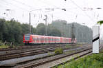 425 056 + xxx + 426 016 wurden am 19. September 2017 in Höhe des Abzweigs Selmig in Hamm fotografiert.