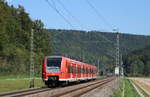 425 313-4 als RE 19085 (Suttgart Hbf-Rottweil) in Grünholz 21.9.17