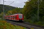 Nachschuß auf einen S1 Zug in Neckargerach der auf dem Weg nach Homburg(Saar) Hbf ist.