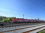 Ein Elektrotriebzug der Baureihe 425 war Anfang September 2021 in Koblenz-Lützel unterwegs.