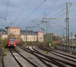 ET 425 229 als S3 nach Germersheim am 28.10.07 zwischen Mannheim HBF und Ludwigshafen Mitte.