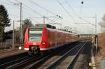 425 723-4 als S4 von Germersheim nach Bruchsal in Heidelberg-Pfaffengrund/Wieblingen.